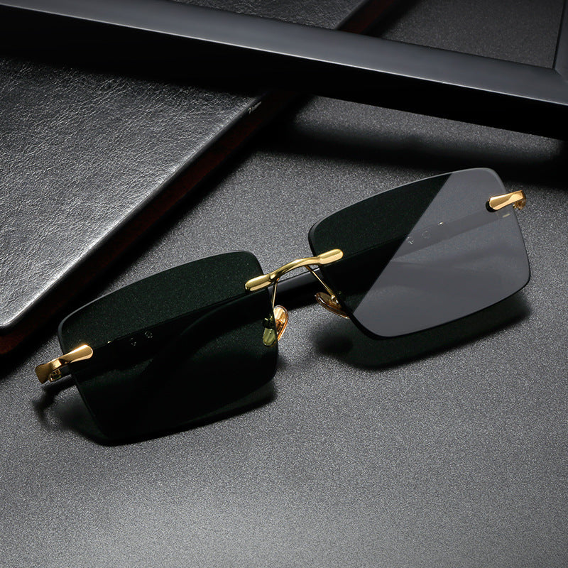 MIVINTO™ Luxe Rimless Crystal Sunglasses