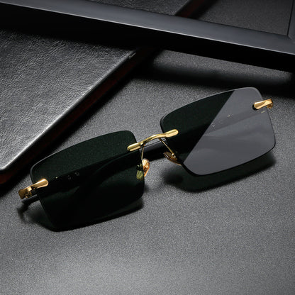 MIVINTO™ Luxe Rimless Crystal Sunglasses