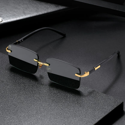 MIVINTO™ Luxe Rimless Crystal Sunglasses